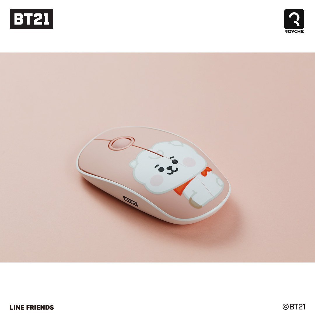 BT21 x Royche Official Merchandise - Baby Wireless Silent Mouse