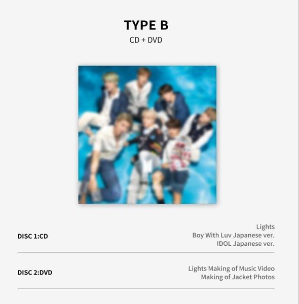 BTS Japanese Release - Lights/Boy With Luv | Version B