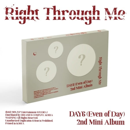 Day6 Even Of Day 2nd Mini Album - Right Through Me