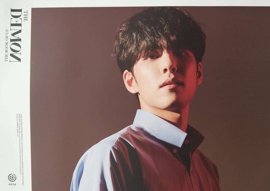 DAY6 6th Mini Album The Book of Us : The Demon Official Poster - Photo Concept Wonpil