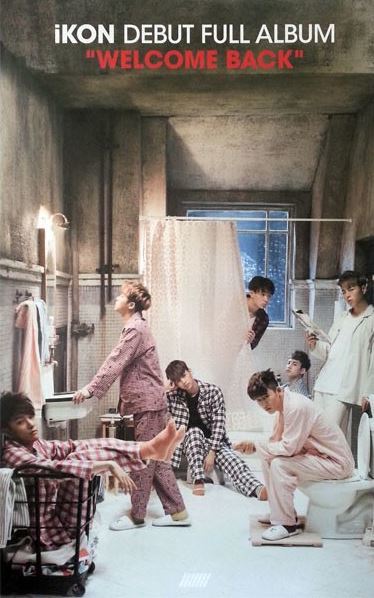 아이콘 iKON - DEBUT FULL ALBUM [WELCOME BACK] POSTER ONLY