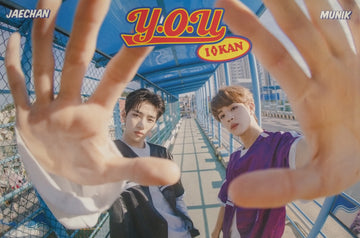 DONGKIZ I:KAN 1st Single Album Y.O.U Official Poster - Photo Concept Twins