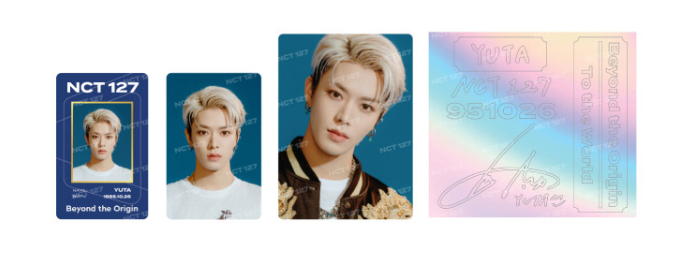 NCT 127 Beyond LIVE Goods - ID Card + Light Stick Deco Sticker Set