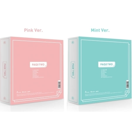  트와이스 TWICE -  2ND Mini Album  [PAGE TWO] MINT/PINK Version