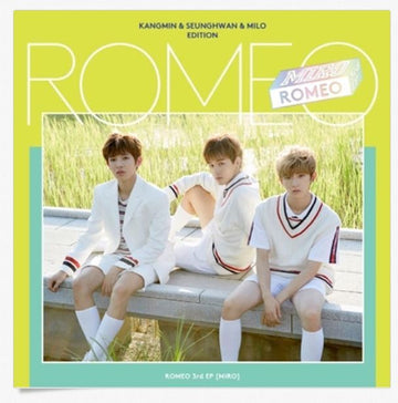  로미오ROMEO 3rd Mini Album [MIRO] 강민&승환&마일로 KANGMIN&SEUNGHWAN&MILO Edition CD