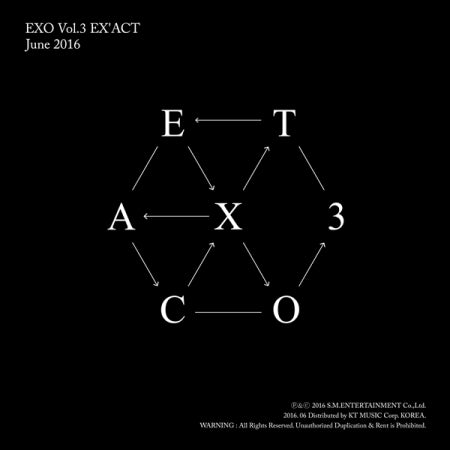 EXO 3rd Album - EX'ACT (Chinese Ver.)