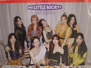 FROMIS_9 3rd Mini Album My Little Society Official Poster - Photo Concept My Society