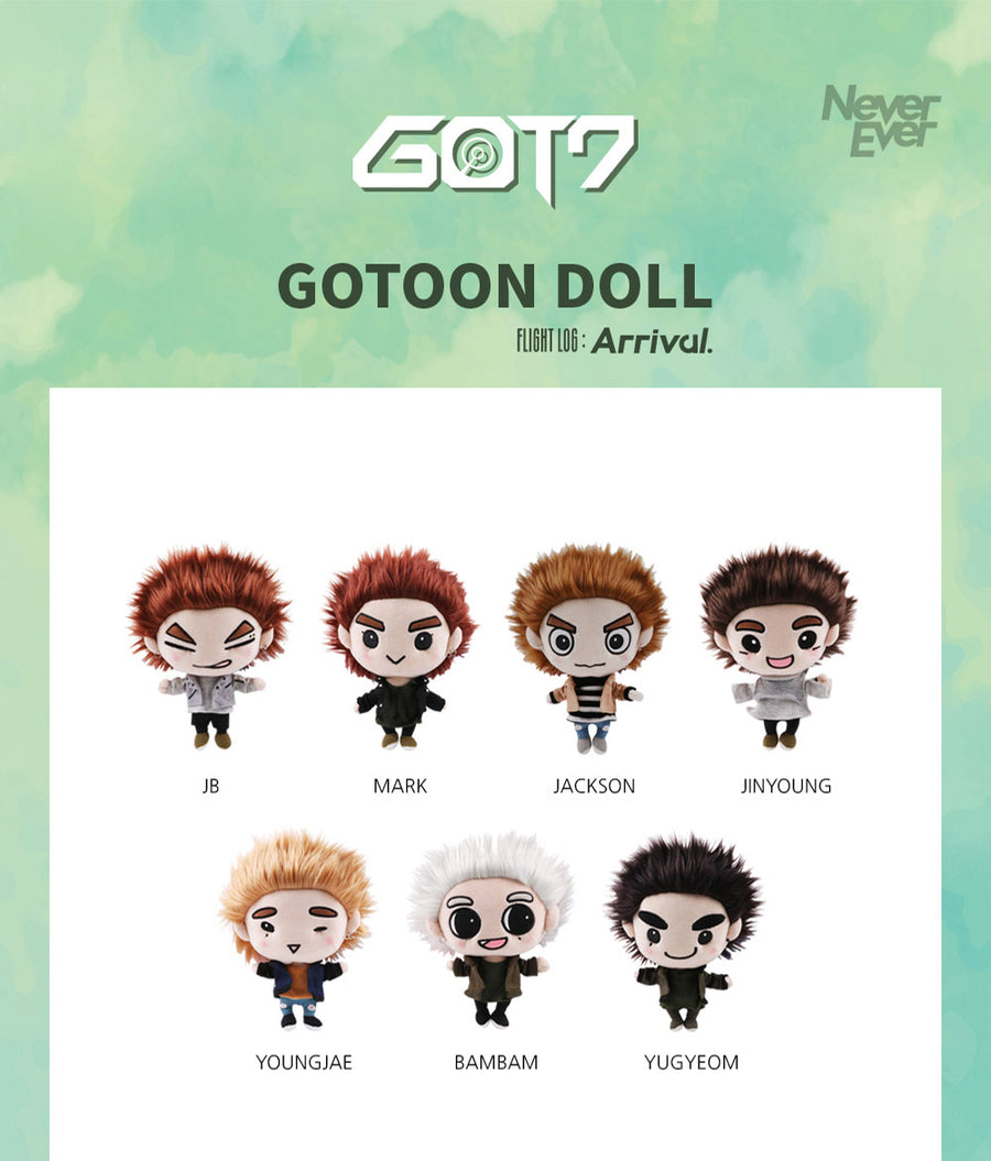 Got7 [Never Ever] Official Goods - Gotoon Doll