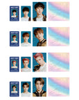 NCT 127 Beyond LIVE Goods - ID Card + Light Stick Deco Sticker Set