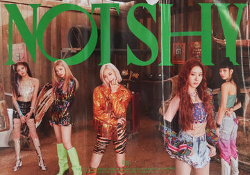ITZY Album Not Shy Official Poster - Photo Concept B