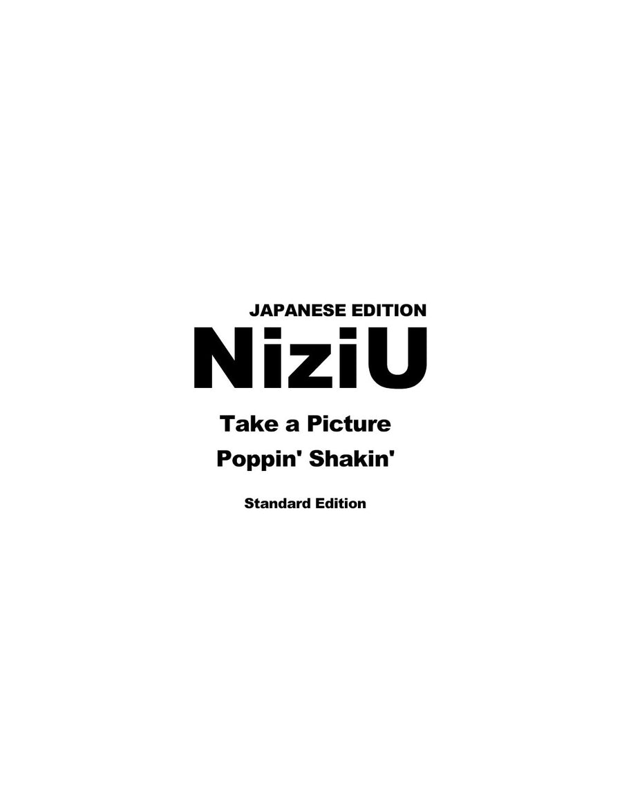 NIZIU   Take a picture CD