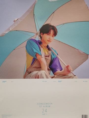JEONG SEWOON 1st Album 24 Official Poster - Photo Concept For