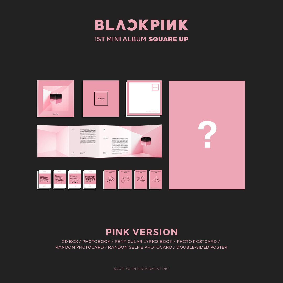 Blackpink 1st Mini Album - Square Up