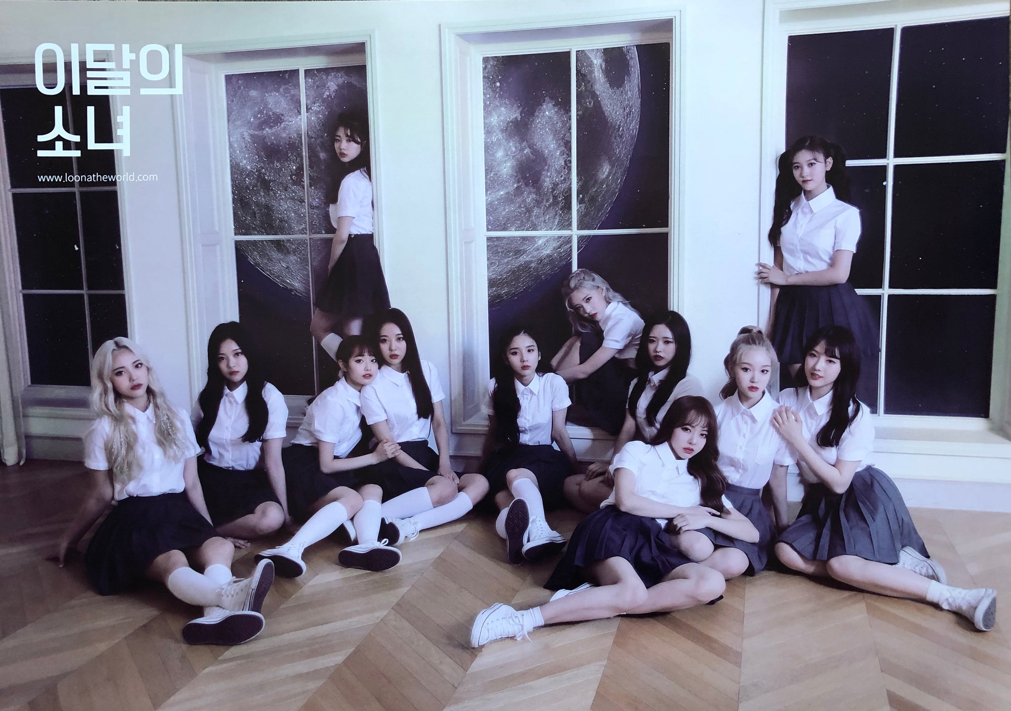 LOONA Mini Album [+ +] Official Poster - Photo Concept REGULAR A