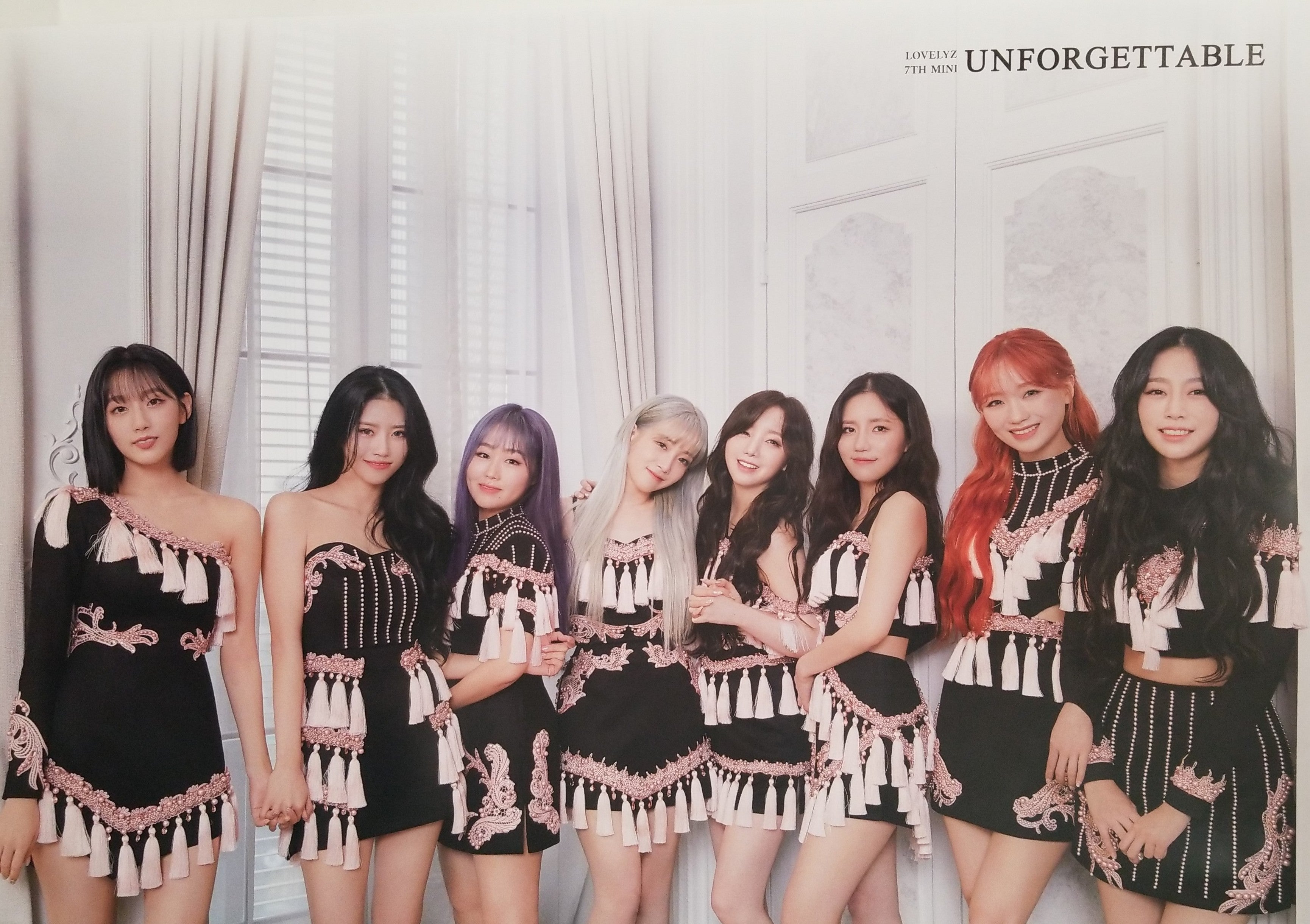 LOVELYZ 7th Mini Album Unforgettable Official Poster - Photo