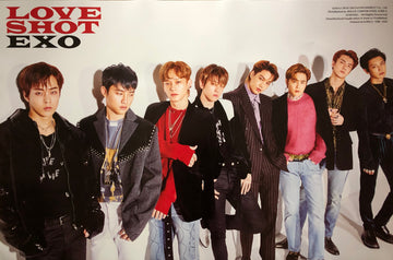 Exo 5th Repackage Album Love Shot Official Poster - Photo Concept 2