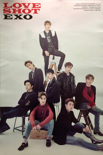 Exo 5th Repackage Album Love Shot Official Poster - Photo Concept 3