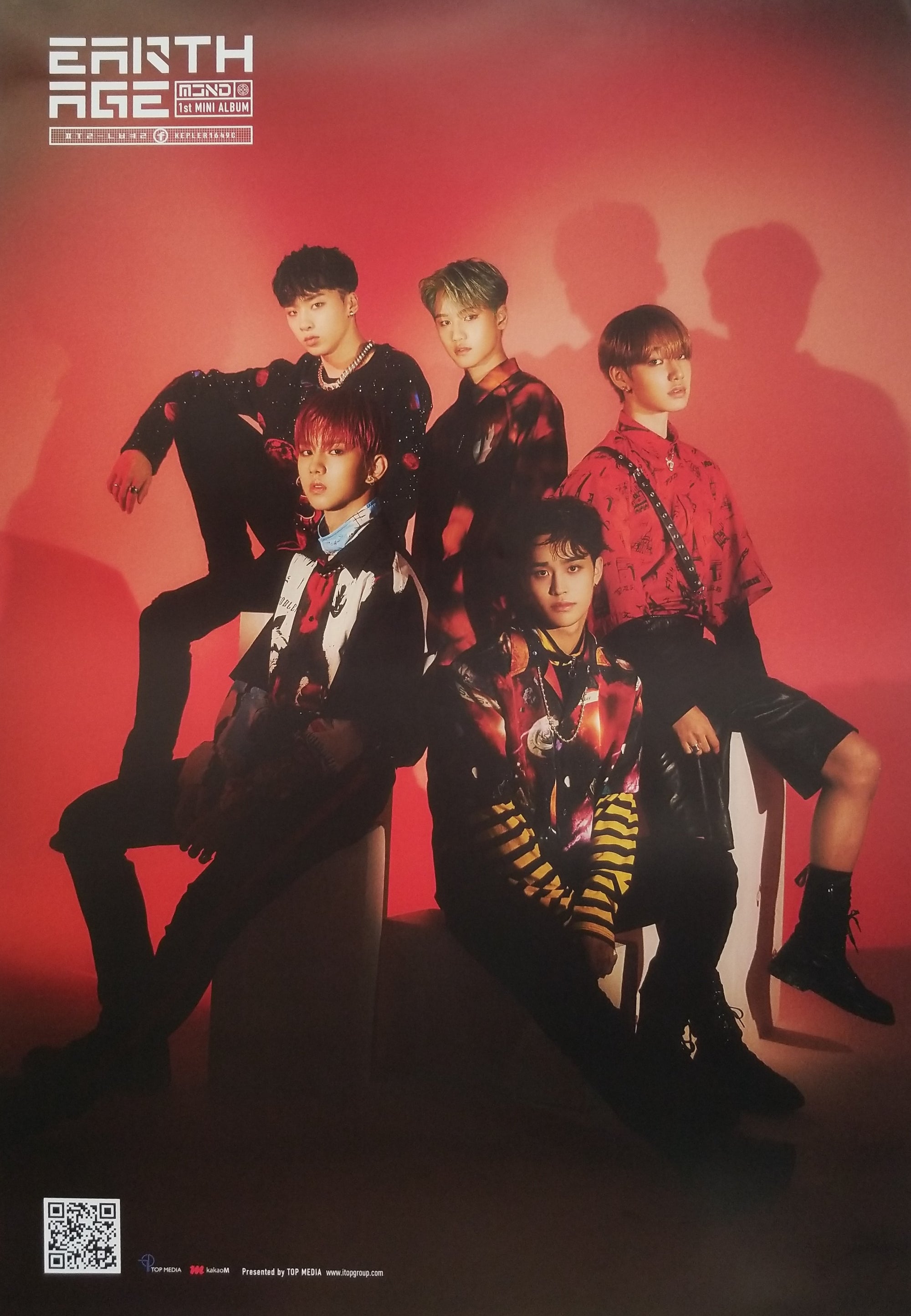 MCND 1st Mini Album Earth Age Official Poster - Photo Concept Earth