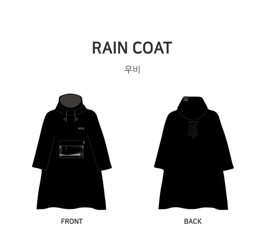 Monsta X 2018 World Tour [The Connect] Official Goods - Rain Coat