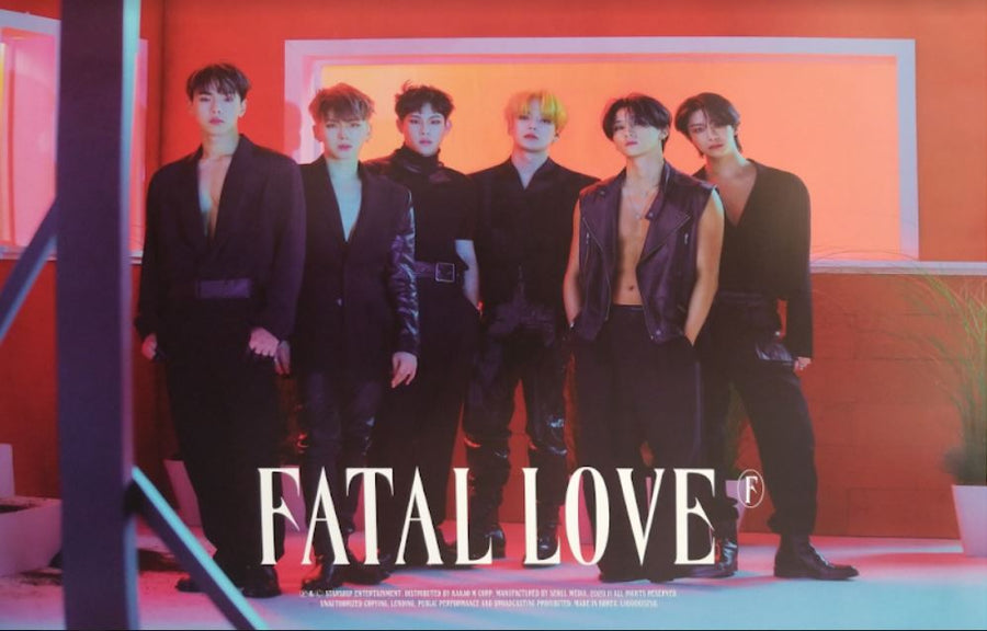 MONSTA X 3rd Album FATAL LOVE Official Poster - Photo Concept 1