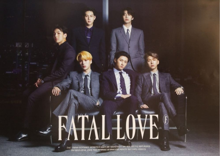 MONSTA X 3rd Album FATAL LOVE Official Poster - Photo Concept 3