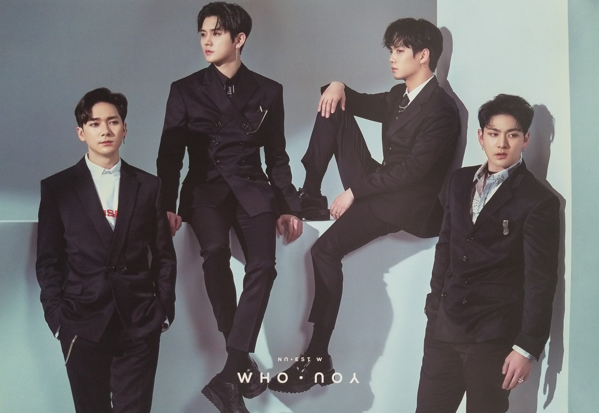 NU&#39;EST W 2nd Mini Album Who You Official Poster - Photo Concept Group 1