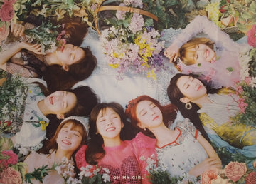 OH MY GIRL 6th Mini Album Remember Me Official Poster - Photo Concept Pink