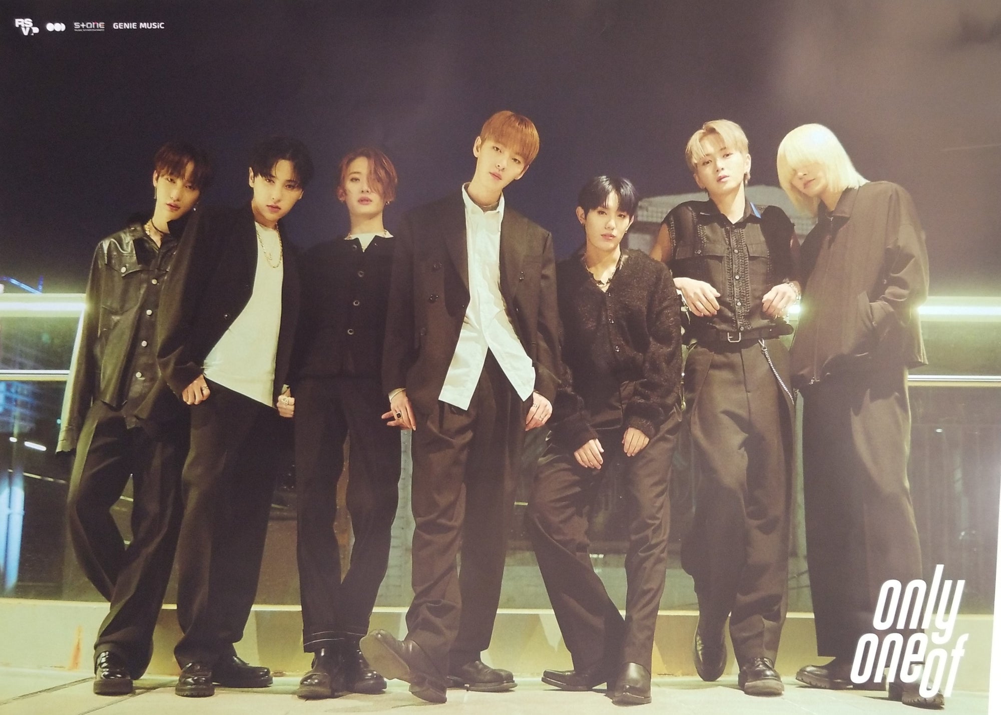 ONLYONEOF 1st Album Produced by [ ] Part 1 Official Poster - Photo Concept Black