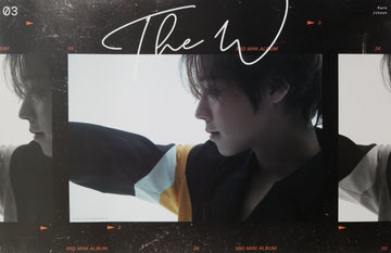 PARK JI HOON 3rd Mini Album The W Official Poster - Photo Concept Blanc