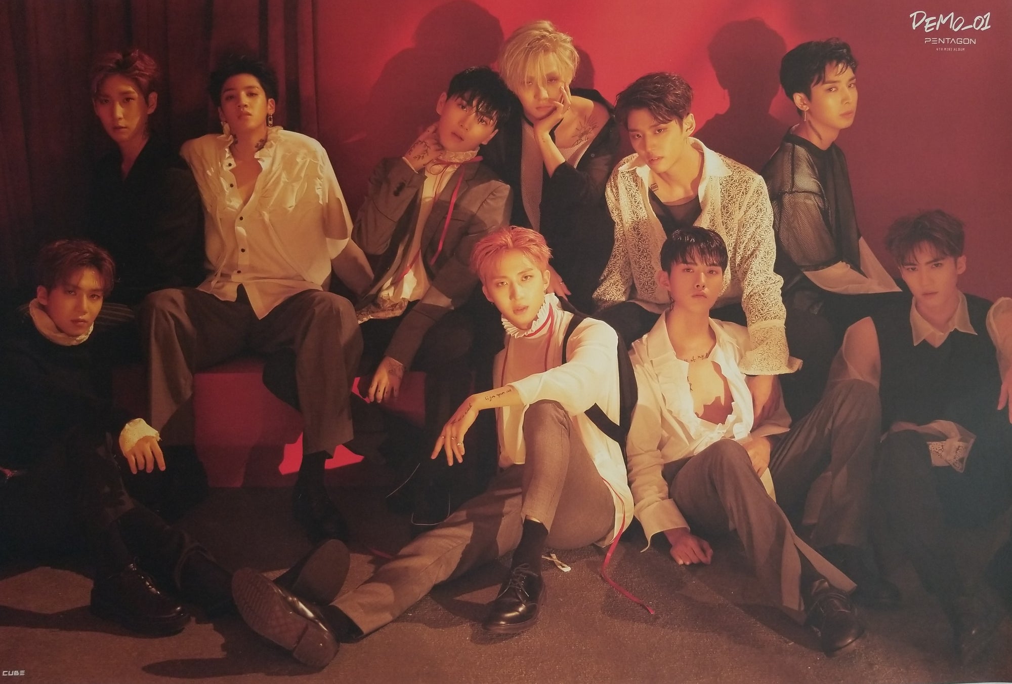 PENTAGON 4th Mini Album DEMO_01 Official Poster - Photo Concept Group 2