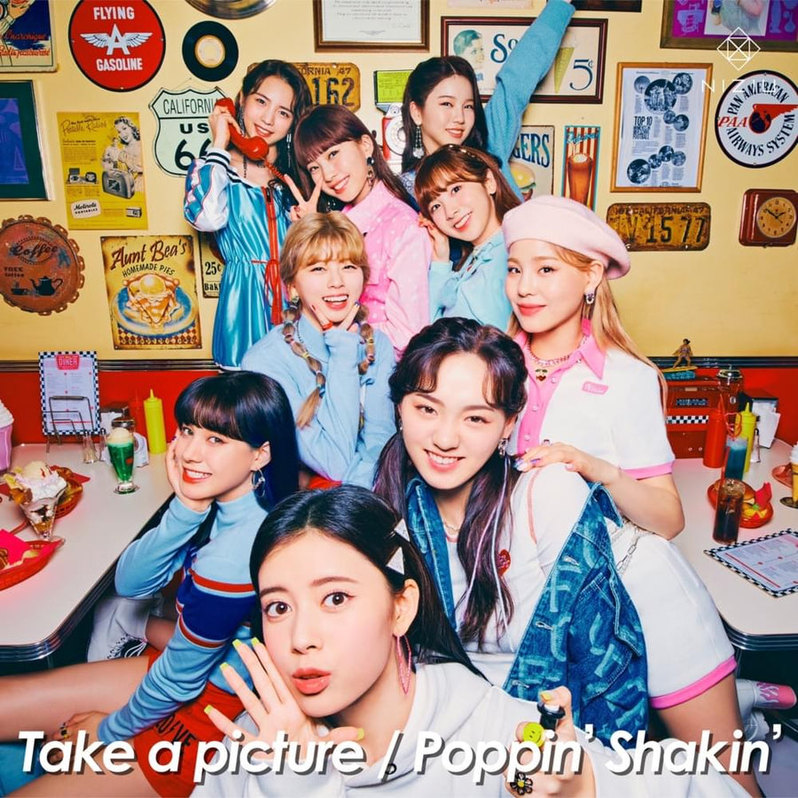 NiziU 2nd Mini Album - Take A Picture / Poppin' Shakin (Regular Version)