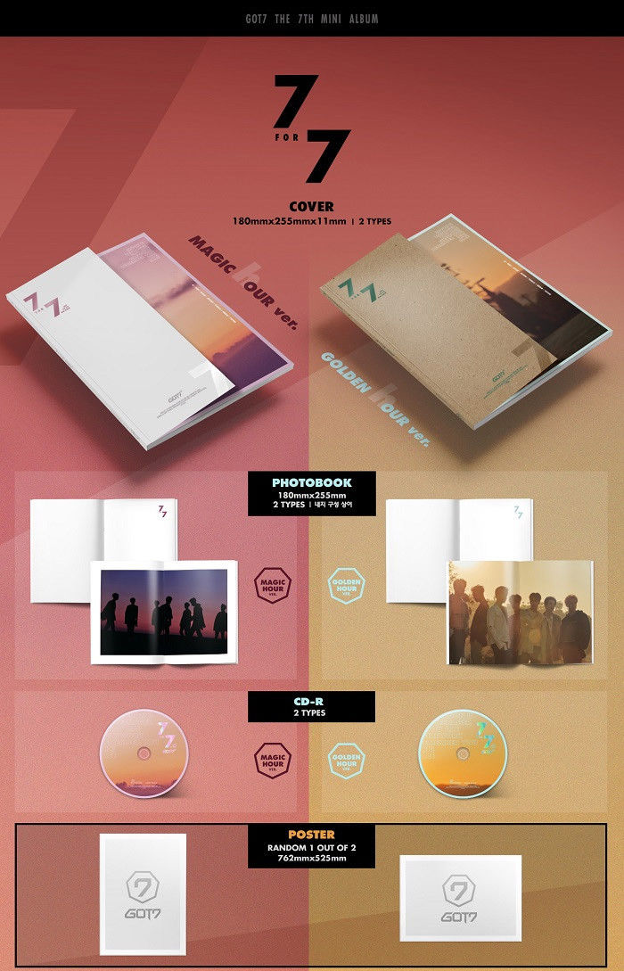 Got7 7th Mini Album - 7 For 7 – Choice Music LA