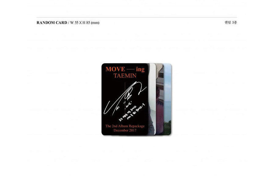 Taemin 2nd Album Repackaged - MOVE-ING