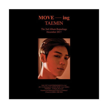 Taemin 2nd Album Repackaged - MOVE-ING