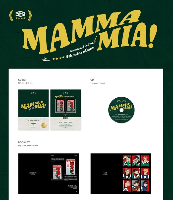 SF9 4th Mini Album - Mamma Mia! (Special Edition)