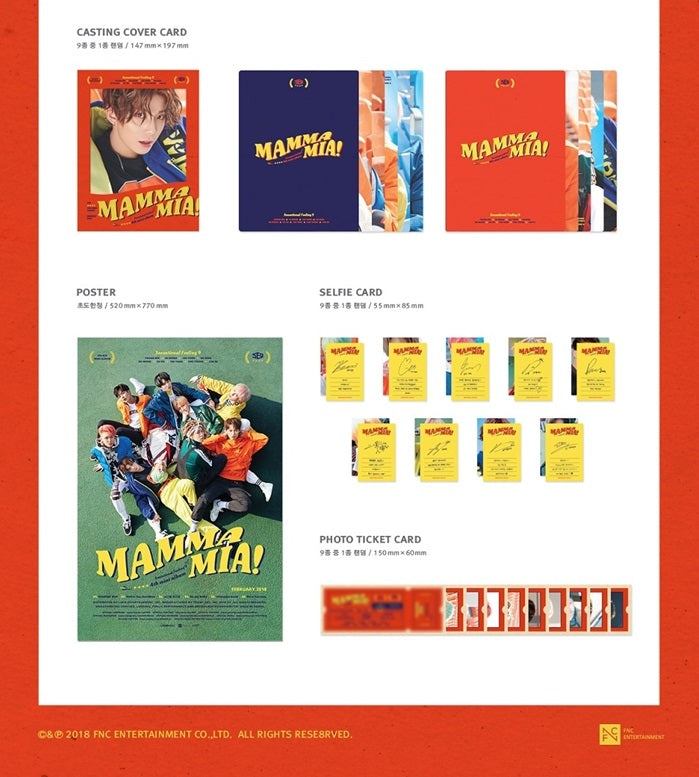 SF9 4th Mini Album - Mamma Mia!