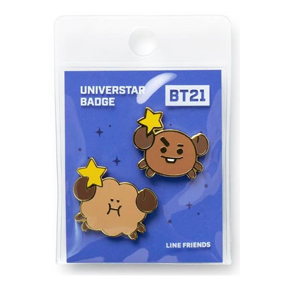 BT21 Official Merchandise- Universtar Badge Set