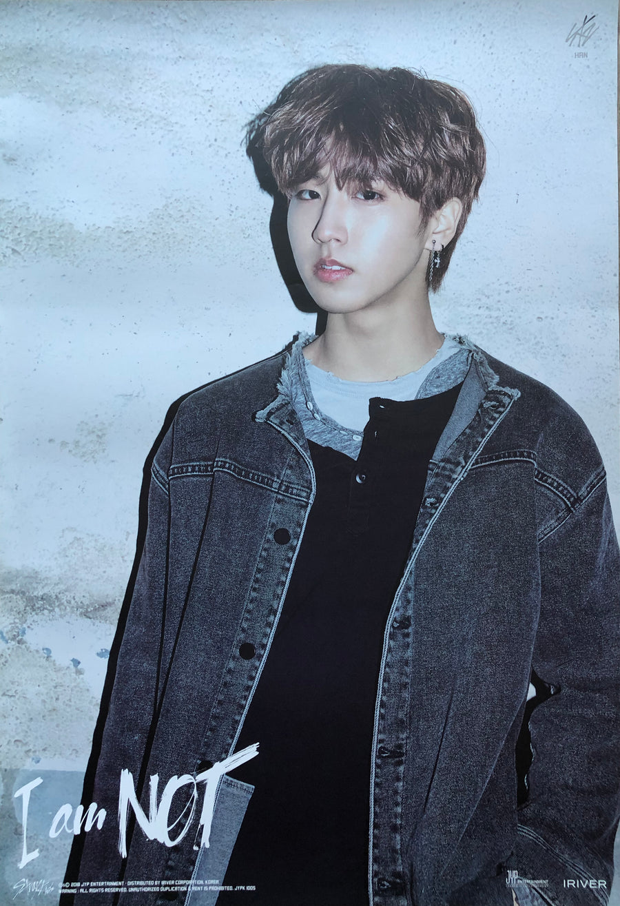 Stray Kids 1st Mini Album [I Am Not] Limited Edition Member Poster - Han