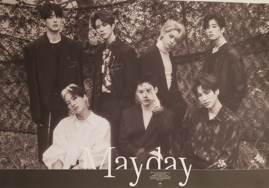 VICTON 2nd Single Album Mayday Official Poster - Photo Concept M'aider