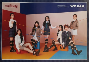 Weeekly 2nd Mini Album We can Official Poster - Photo Concept Wave