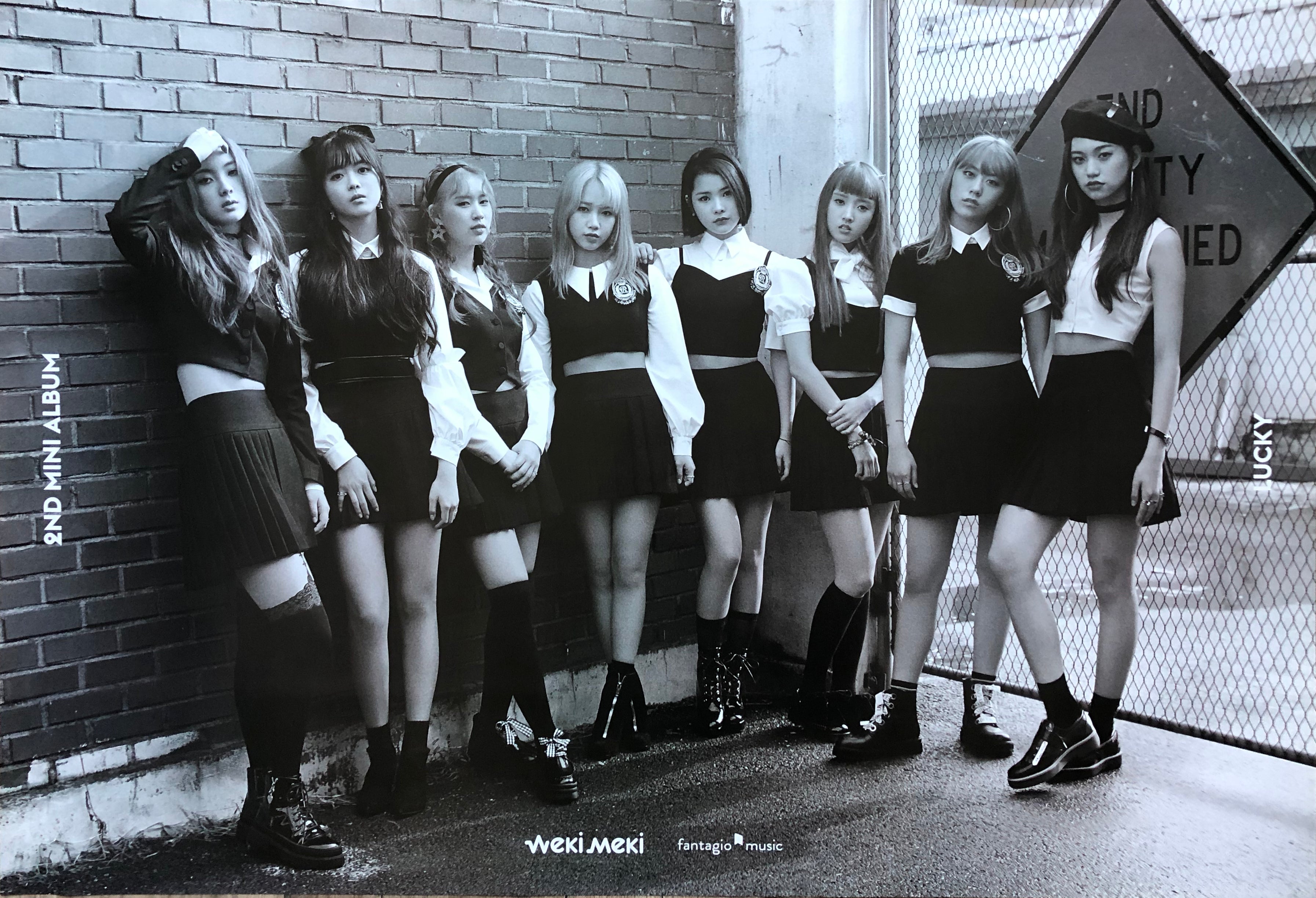 Weki Meki 2nd Mini Album Lucky Official Poster - Photo Concept 2 – Choice Music LA